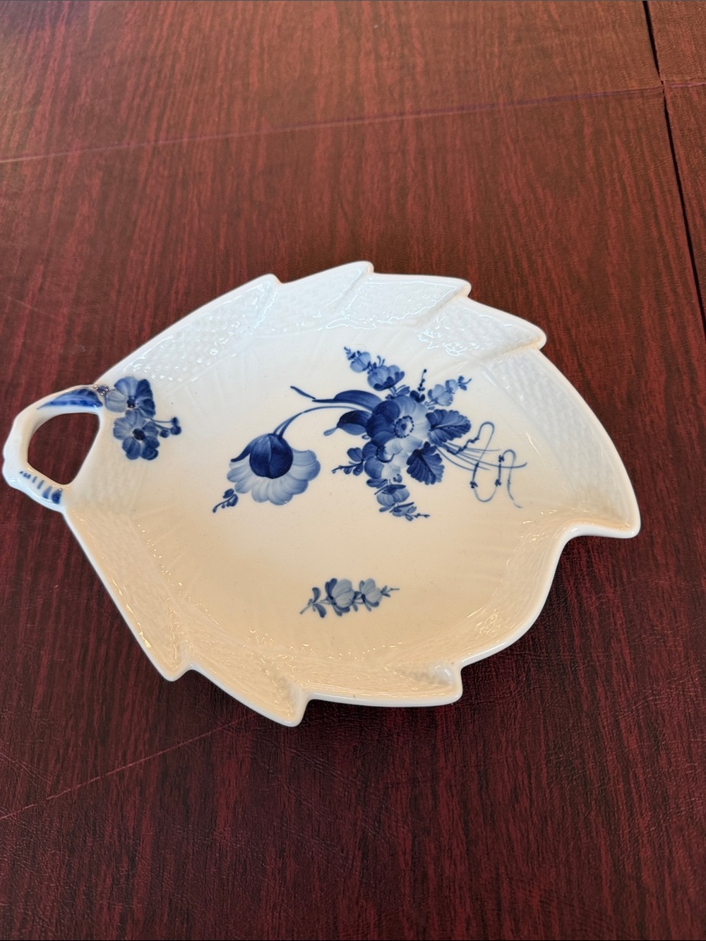 Royal Copenhagen Blue Flower braided crockery porcelain bon bon tray bowl
